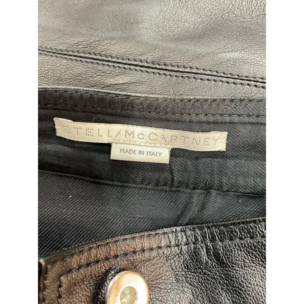 Stella Mccartney Sleek Black Hailey Cropped Trousers Size 36 EU / US 4 - Picture 4 of 5